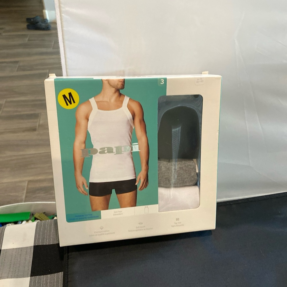 Papi mens Tank tops package of 3
